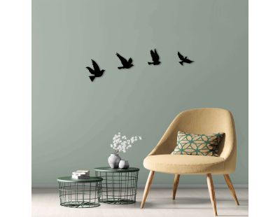 Décoration murale en métal Oiseaux en vol (Modèle 1)