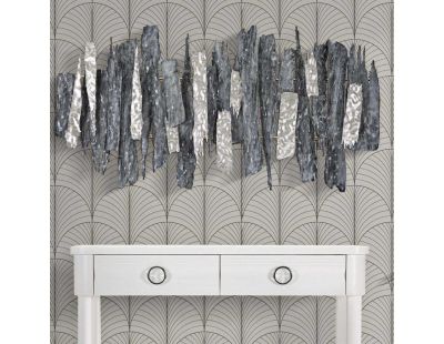 Décoration murale en métal Sculpt 122.6 x 6.4 x 62.9 cm