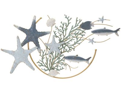 Décoration murale en métal Sea star 95.3 x 5 x 53.3 cm