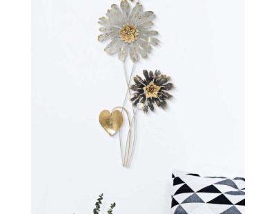 Décoration murale en métal Simply 35 x 5.5 x 88 cm