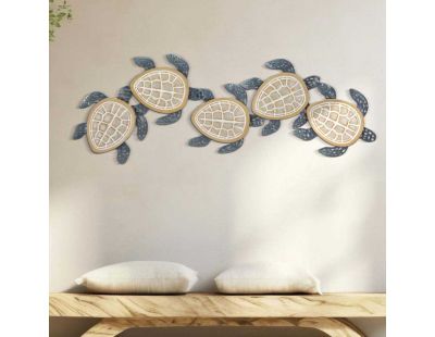 Décoration murale en métal Tartarughe 111.5 x 6.3 x 43 cm