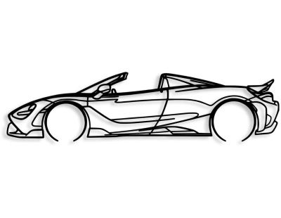 Décoration murale en métal Voiture (McLaren 720S)