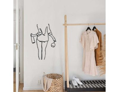 Décoration murale en métal Woman (Modèle 3)