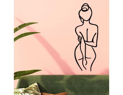 Décoration murale en métal Woman (Modèle 1)