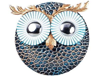Décoration murale en métal coloré (Hibou)
