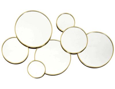 Décoration murale miroirs ronds