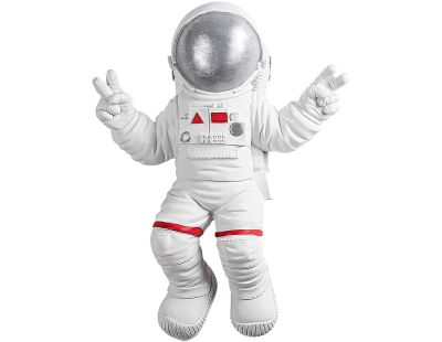 Décoration murale en polyester Astronaute (Casque argenté)