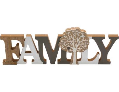 Décoration à poser Family 40 x 14 cm