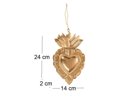 Décoration à suspendre Ex Votto 24 x 14 cm