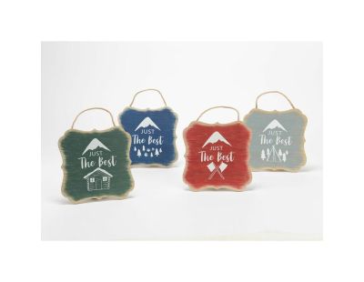 Décorations à suspendre Just the best (Lot de 4)
