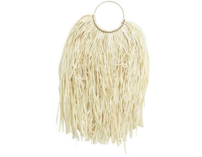 Décors muraux en palmier naturel et franges