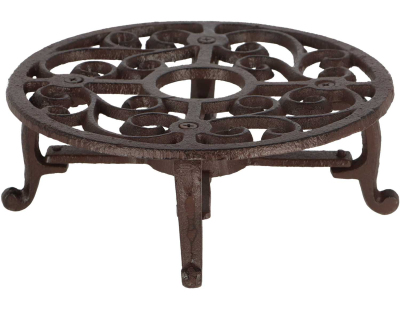 Dessous de plat chauffe-plat en fonte