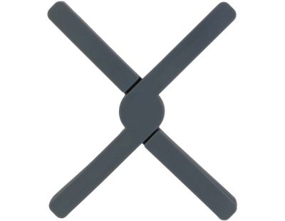 Dessous de plat pliable en silicone coloré (Gris)