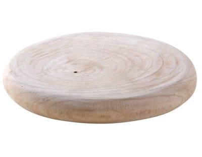 Dessous de plat rond en paulownia 30 cm