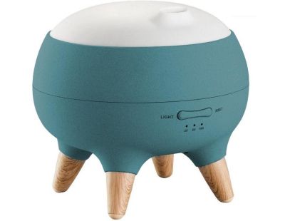 Diffuseur d'huiles essentielles moderne ultrasonique (Julio - bleu)