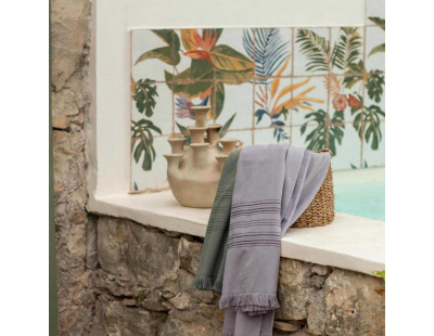 Drap de bain Cancun 90 x 180 cm (Brume)