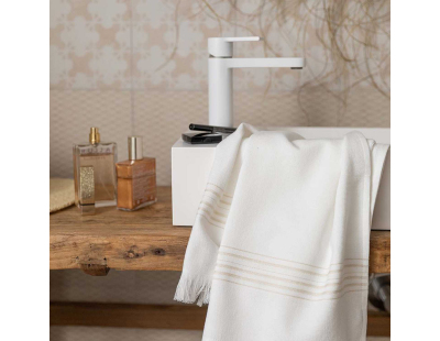 Drap de bain Cancun 90 x 180 cm (Neige)