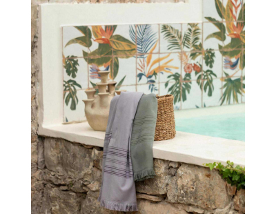 Drap de bain Cancun 90 x 180 cm (Thym)