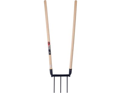 Eco'biofourche 3 dents avec manche en bois
