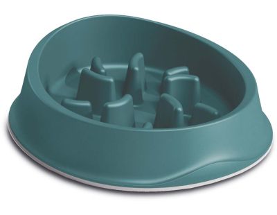 Ecuelle antidérapante Slow feeder 0.5 litres (Vert)