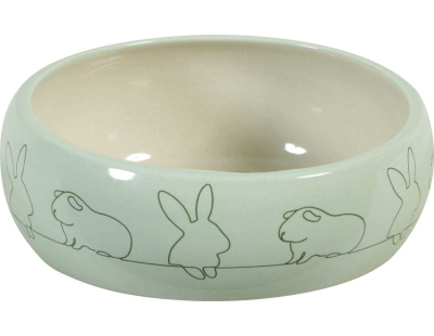 Ecuelle en céramique anti projection 250 ml Cosy (Vert)