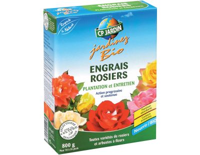 Engrais organique pour rosiers 800 gr