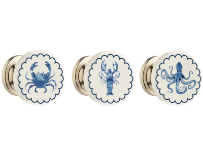 Ensemble de 3 boutons de porte Mer