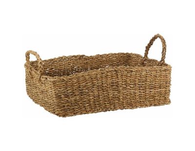 Ensemble de corbeilles de rangement en jonc (Lot de 7)