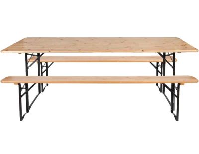 Ensemble table et banc de jardin Brasseur (Unitaire)