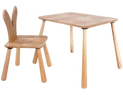Ensemble table et chaise enfant en aggloméré Bizzy (Modèle 2)