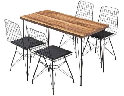 Ensemble table et 4 chaises Pure