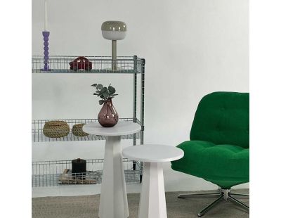 Ensemble de 2 tables d'appoint Lilyum (Blanc)