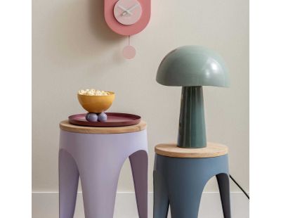 Ensemble de 2 tabourets Double Funky (Violet et Bleu)