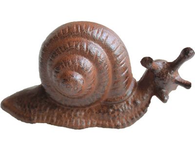 Escargot décoratif en fonte 16 cm