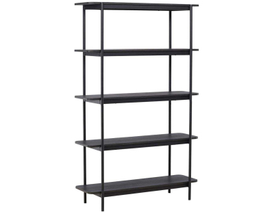 Etagère 120 x 40 x 190 cm Heim (Noir)