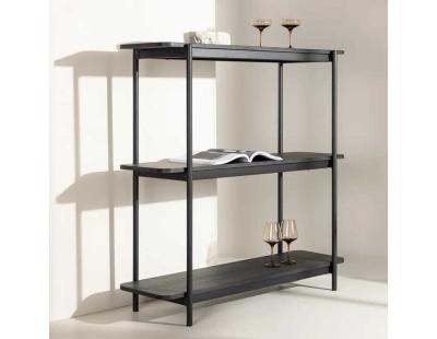Etagère 120 x 40 x 120 cm Heim (Noir)