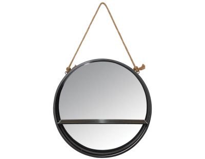 Miroir sorcière rond en polyérsine 27 cm Baroque