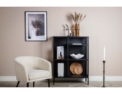 Etagère en acier Misha (Noir)