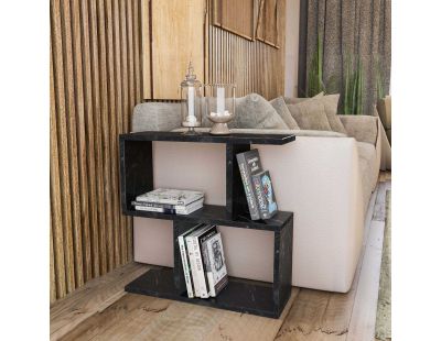 Etagère en aggloméré effet marbre Life (Marbre noir)