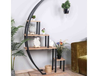 Etagère en aggloméré et métal Garden
