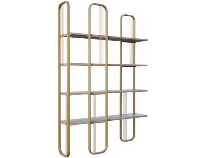 Etagère en aggloméré et métal Sierra (Doré)