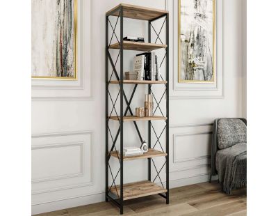 Etagère en aggloméré et métal Suadiye