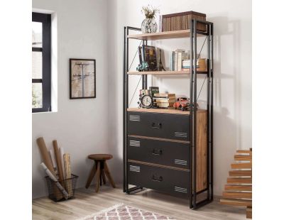 Etagère en aggloméré 3 tiroirs Cosmo