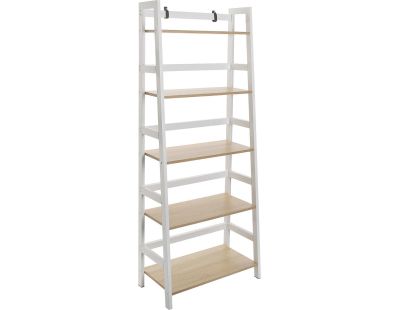 Etagère bibliothèque en bois 5 niveaux Rubi