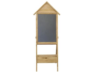 Tableau noir Maison sur pieds avec rangement