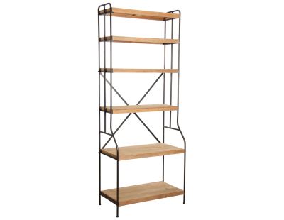 Etagère en bois et métal