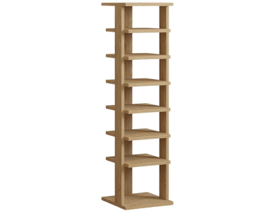 Etagère à chaussures en aggloméré Ayka (Chêne)