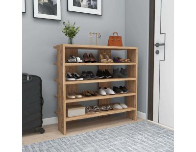 Etagère à chaussures en aggloméré Sargel