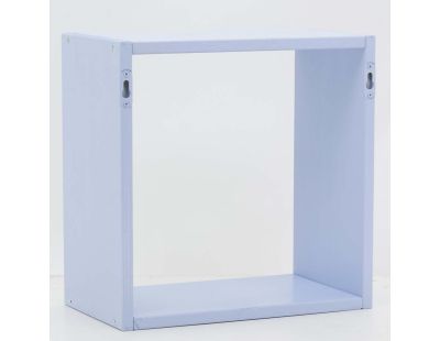 Etagère cube modulable en pin 32 x 32 x 17 cm (Bleu)