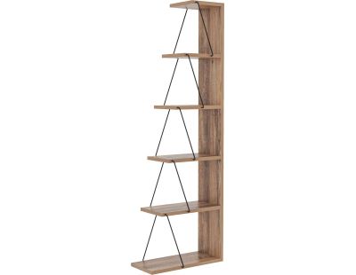 Etagère effet bois et métal Tlos